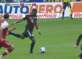 La cantidad de cosas que Alaba le puede dar al Madrid: vean este pase en el 1-2 del Bayern
