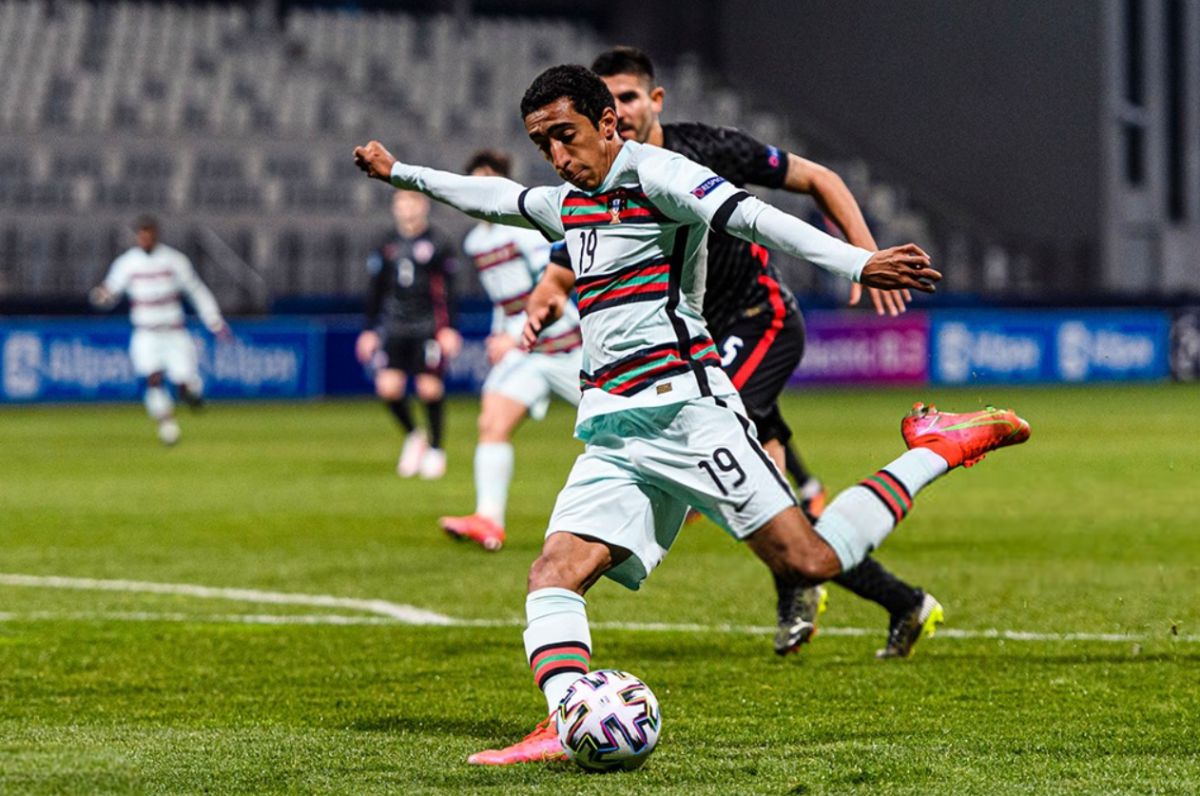 Tiago Tomás, con Portugal.