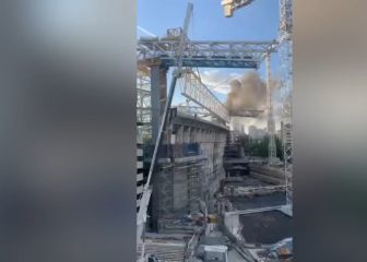 Fire at the Bernabéu