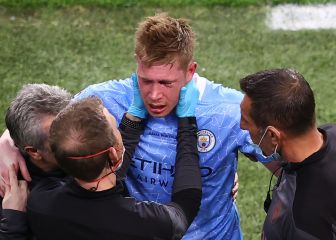 De Bruyne suffered two facial fractures in UCL final