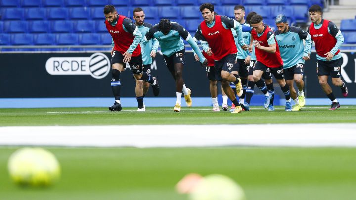 Espanyol, en acción.