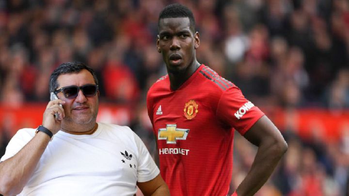 Raiola se mueve por Pogba... por Zoom