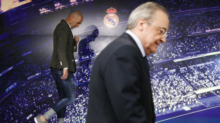 Zidane y Florentino.