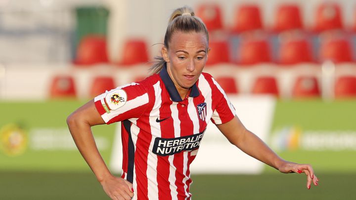 Toni Duggan con el Atlético.