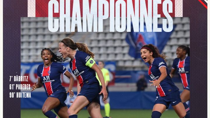 El PSG campeón en Francia.
