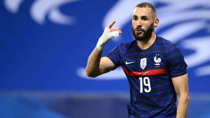 Benzema volvió a jugar con Francia tras cinco años de ausencia.