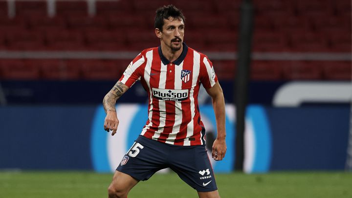 Stefan Savic con el Atlético.