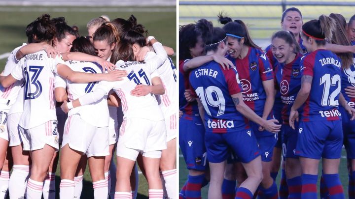 Real Madrid y Levante pelean por la segunda posición.