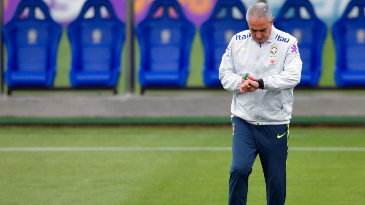 El seleccionador brasileño, Tite.