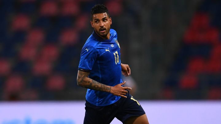 Emerson Palmiere, durante el partido de Italia contra la República Checa.