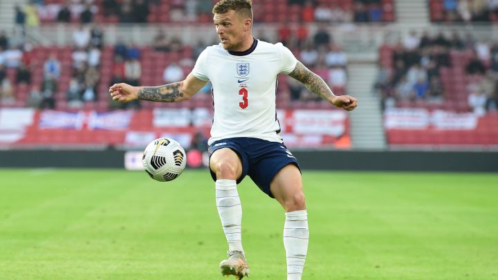 Trippier, con Inglaterra. Si se marcha al United podría provocar un quebradero de cabeza al Atlético.