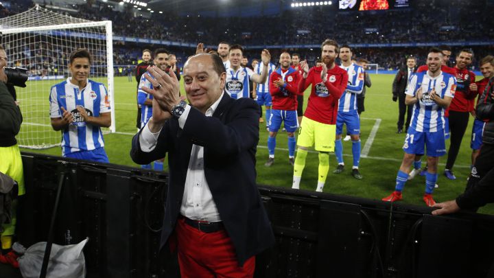 Homenaje a Barritos en Riazor en la temporada 2018-2019.