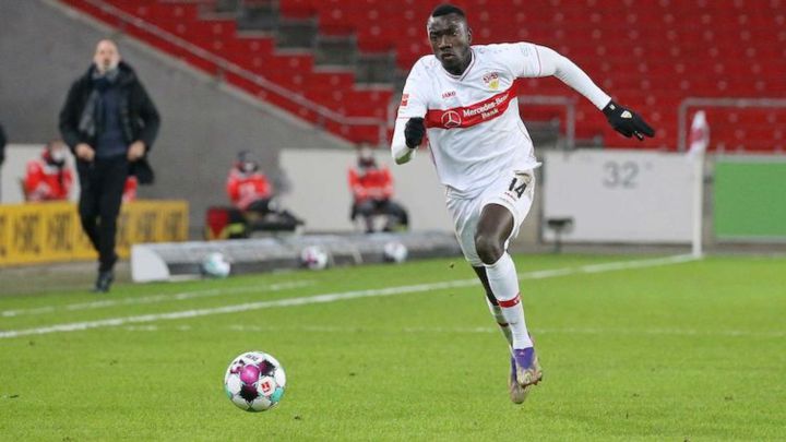 Silas, durante un partido con el Stuttgart.