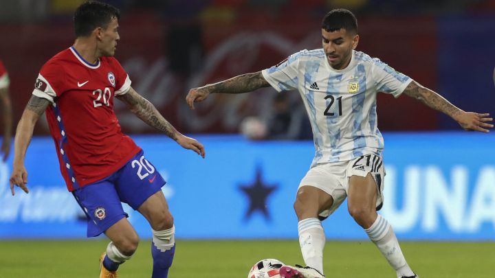 Ángel Correa con Argentina.