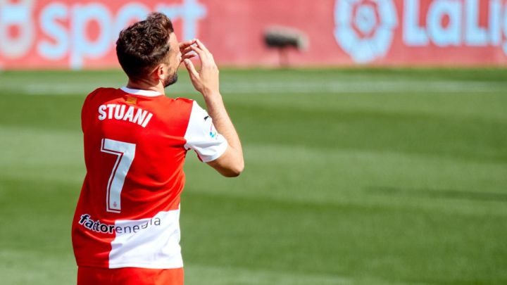 Stuani lidera una lista de 24 "tozudos" para jugar en Vallecas