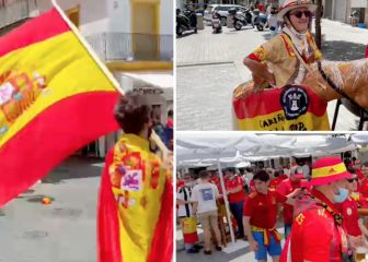 Tremendo ambiente en Sevilla a horas del debut de España en la Eurocopa