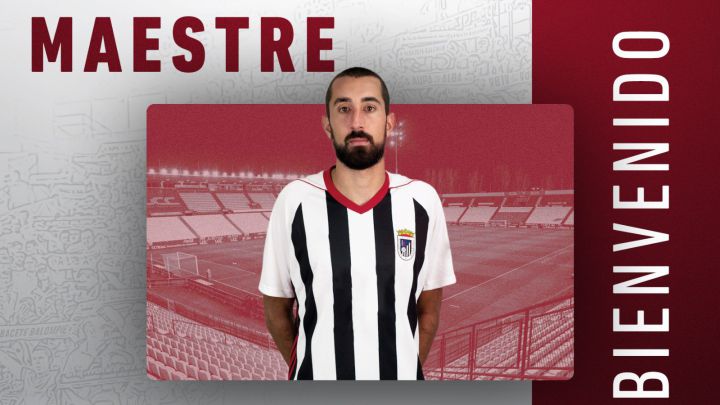 Sergi Maestre es presentado como nuevo jugador del Albacete Balompié.