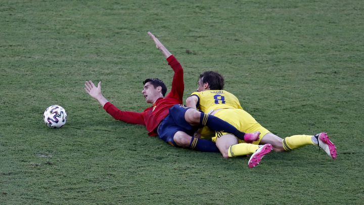 Morata, frente a Lewandowski