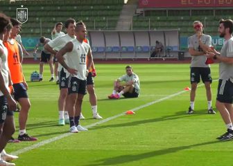 Primer entrenamiento de la Absoluta tras el España-Suecia