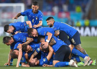 La goleada de Italia ante Suiza
