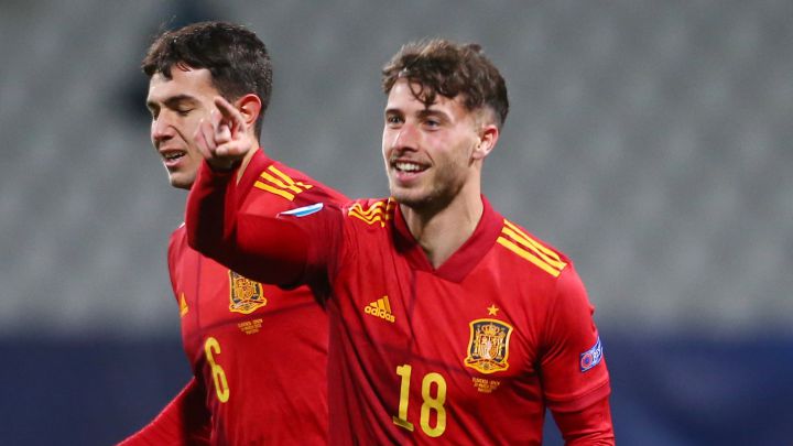 Javi Puado, de España y del Espanyol.