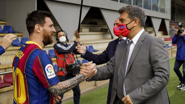 Messi renewal: Barcelona president Laporta offers update