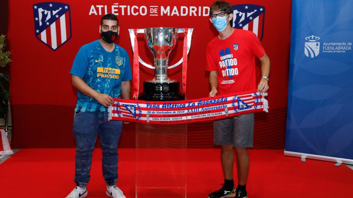 Visita del trofeo de LaLiga a Fuenlabrada.