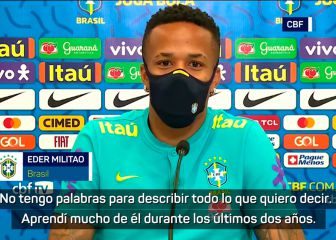 Emotiva despedida pública de Militao a Sergio Ramos