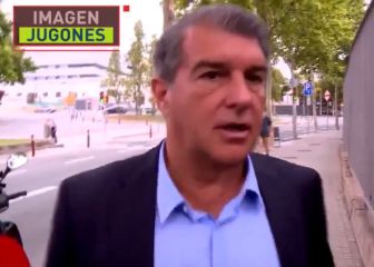 Laporta hace un 'Florentino' cuando le preguntan por Messi