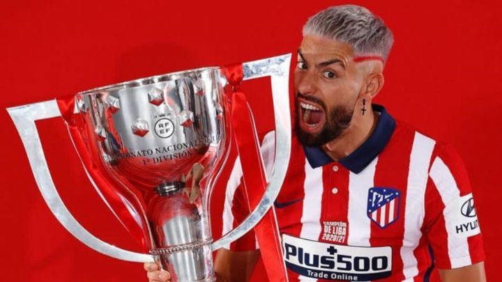 Carrasco, con LaLiga del Atlético.