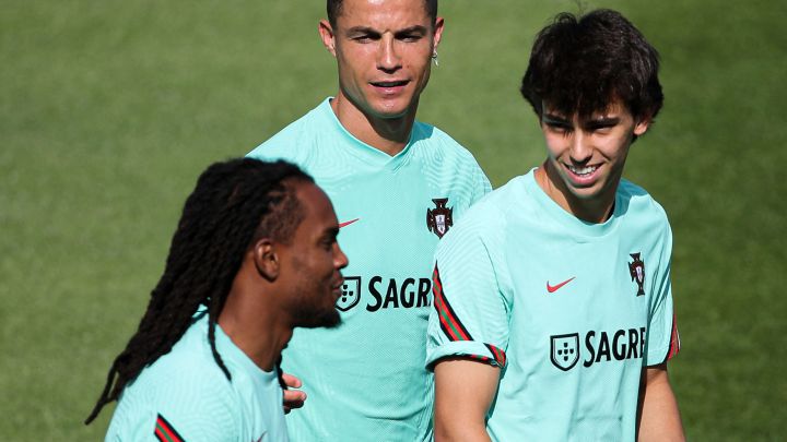 Renato Sanches y João Félix.