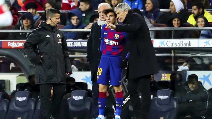 Riqui Puig se queda con Setién antes que con Koeman