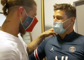 El momento más esperado en París: así fue el encuentro Ramos-Pochettino