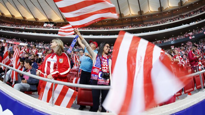 El Wanda Metropolitano a rebosar en un partido del Atlético.