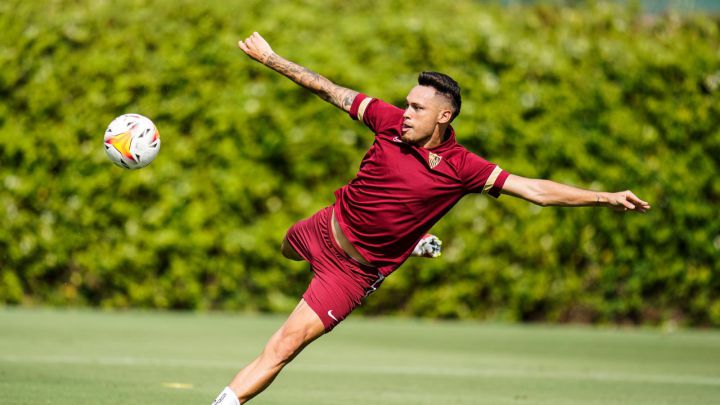 Ocampos, del Sevilla, disfrutó de semanas de vacaciones tras no ir con Argentina a la Copa América. Quiere volver a brillar para acudir al Mundial de Qatar.