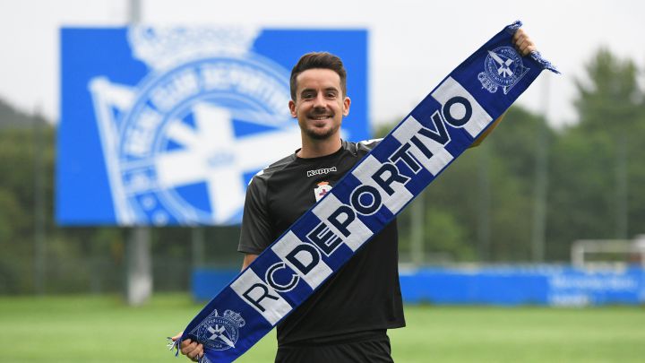 Rafa de Vicente se presentó como nuevo jugador del Deportivo