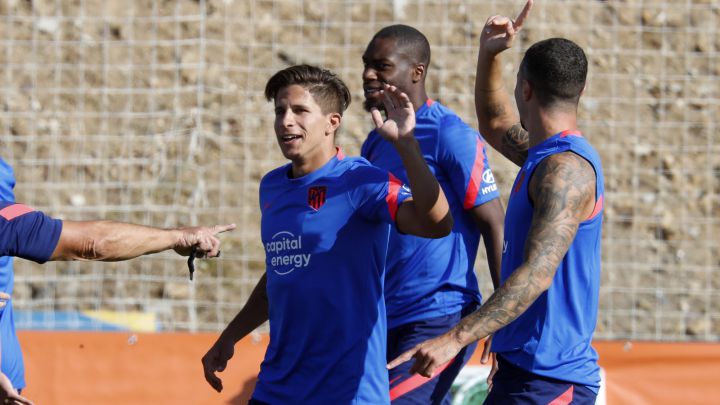 Giuliano Simeone, en un momento de la pretemporada del Atlético.