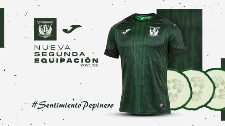El Leganés viste su camiseta literalmente de verde pepinero