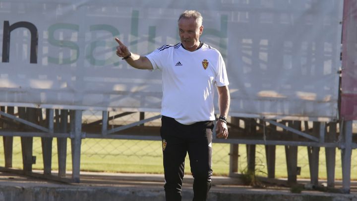 Juan Ignacio Martínez, durante un entrenamiento de esta pretemporada.