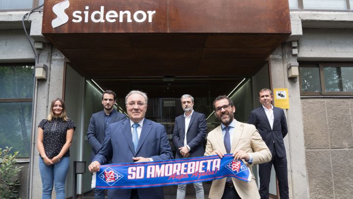 Sidenor, patrocinador principal del Amorebieta en Segunda