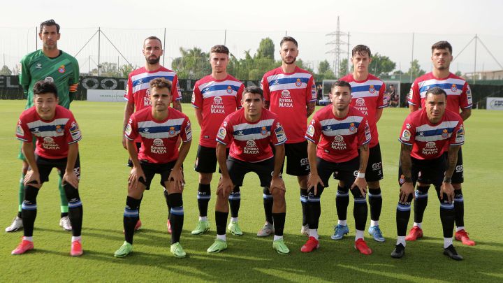 Alineación del Espanyol ante el Rayo Vallecano.