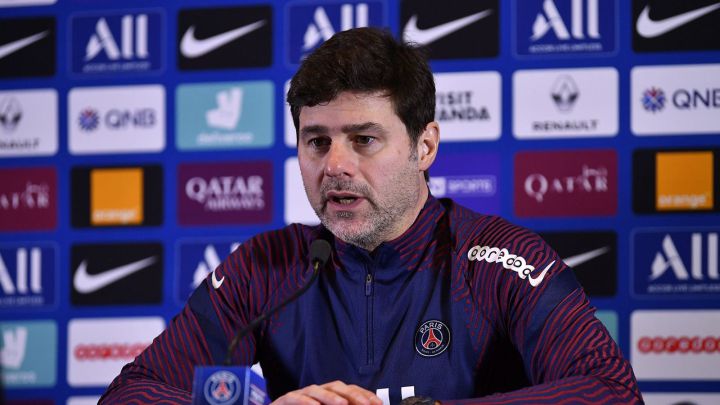 Mauricio Pochettino, entrenador del PSG, compareció en la rueda de prensa previa a la Supercopa de Francia que los parisinos jugarán ante el Lille.