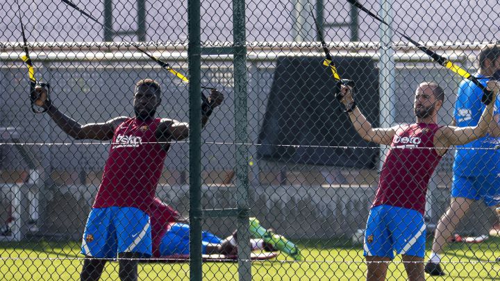 Las 'patatas calientes' del Barça: Umtiti, Pjanic y Braithwaite