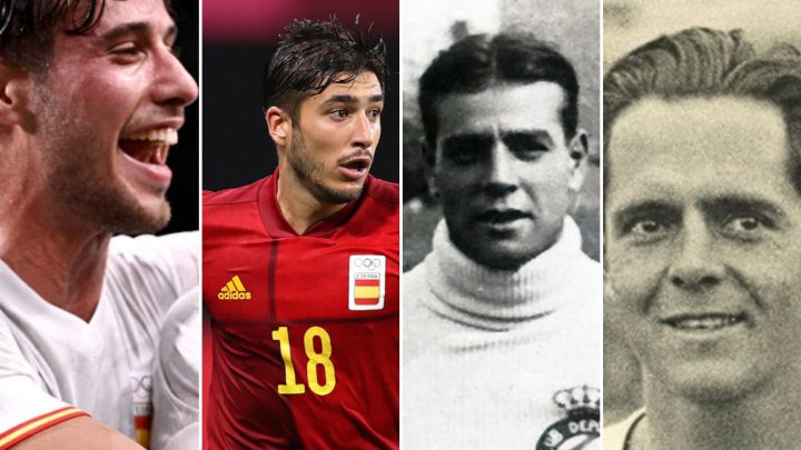 Javi Puado, Óscar Gil, Ricardo Zamora y Ricardo Saprissa.