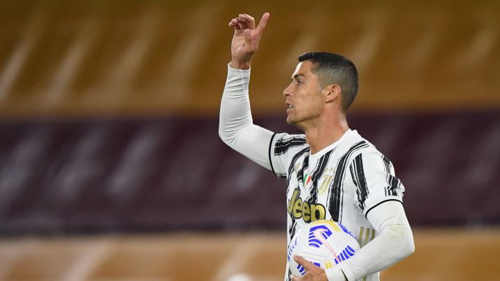 Cristiano Ronaldo celebra un gol anotado con la Juventus.