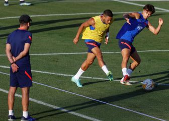 Joao Félix se entrena con el grupo