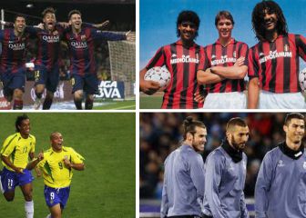 MSN, BBC... estos son los mejores tridentes de la historia del fútbol hasta que ha querido el PSG
