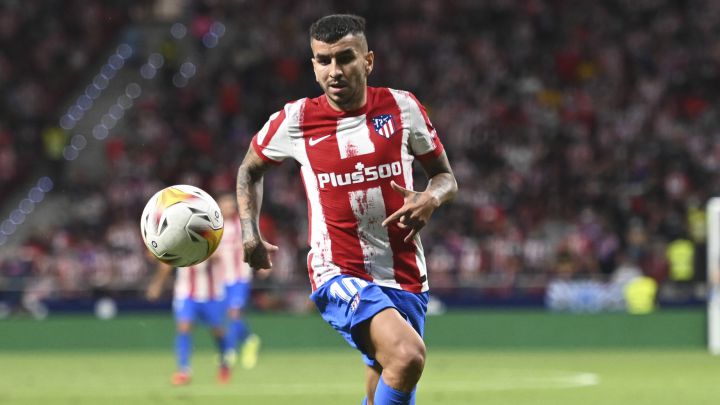 Correa, durante el Atlético-Villarreal