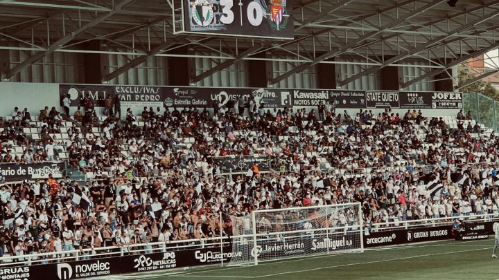 El club burgalés afea ciertos actos de algunos aficionados del fondo sur.