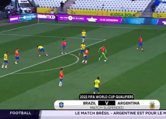 Brasil aprovechó la suspensión y jugó una 'pichanga': ¡tremendo gol del arquero!